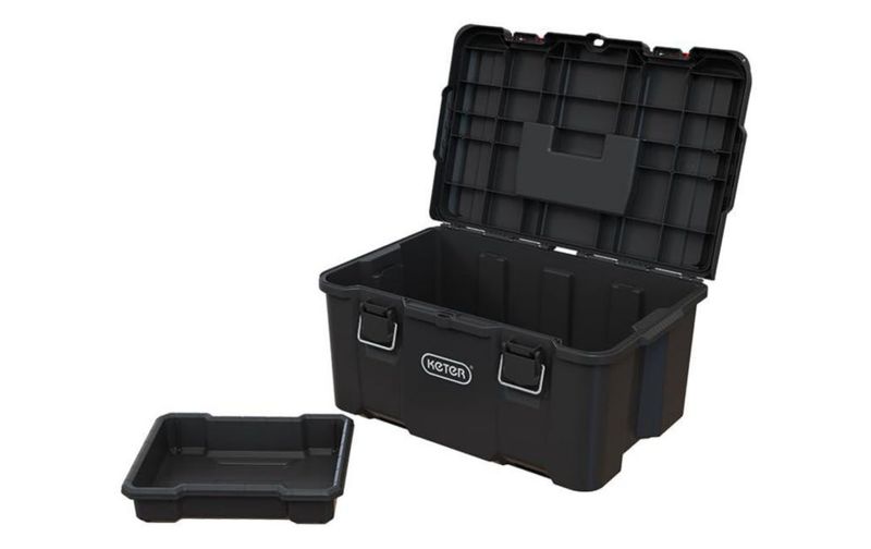 Caja de Herramientas Portátil Keter Stack N' Roll de Alta Resistencia