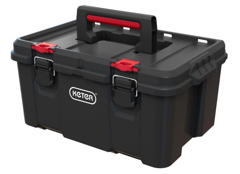 Caja de Herramientas Portátil Keter Stack N' Roll de Alta Resistencia