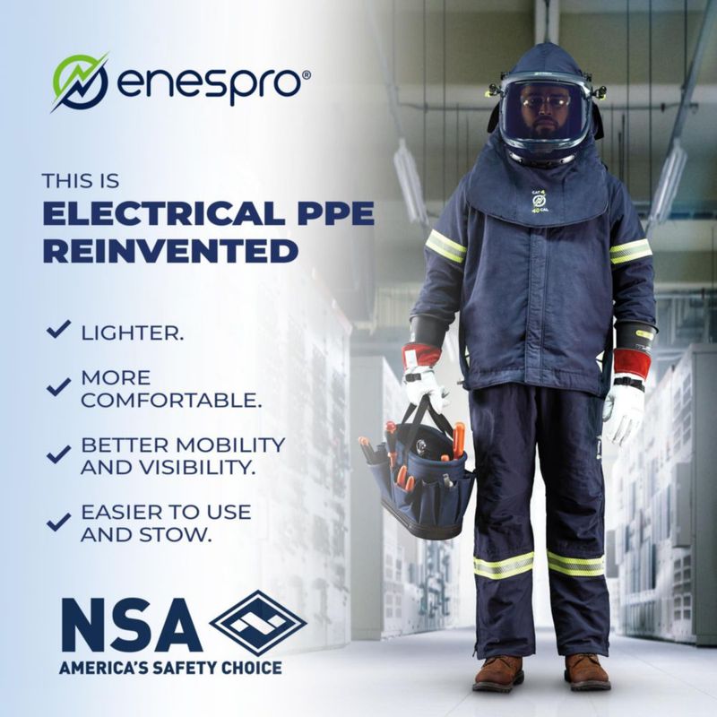 Guantes Eléctricos Aislados Clase 0 Enespro 1000V CA/1500V CC Amarillos