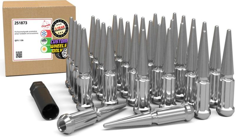 Tuercas de rueda M14x2 cromo – Pack de 32 unidades