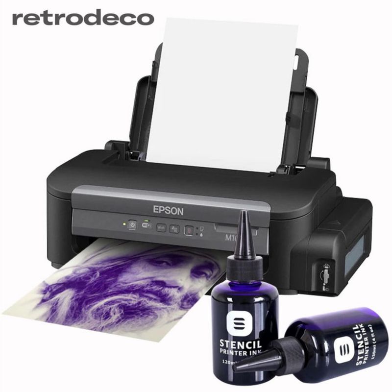 Tinta RetroDeco 120 ml para impresora EcoTank de inyección de tinta