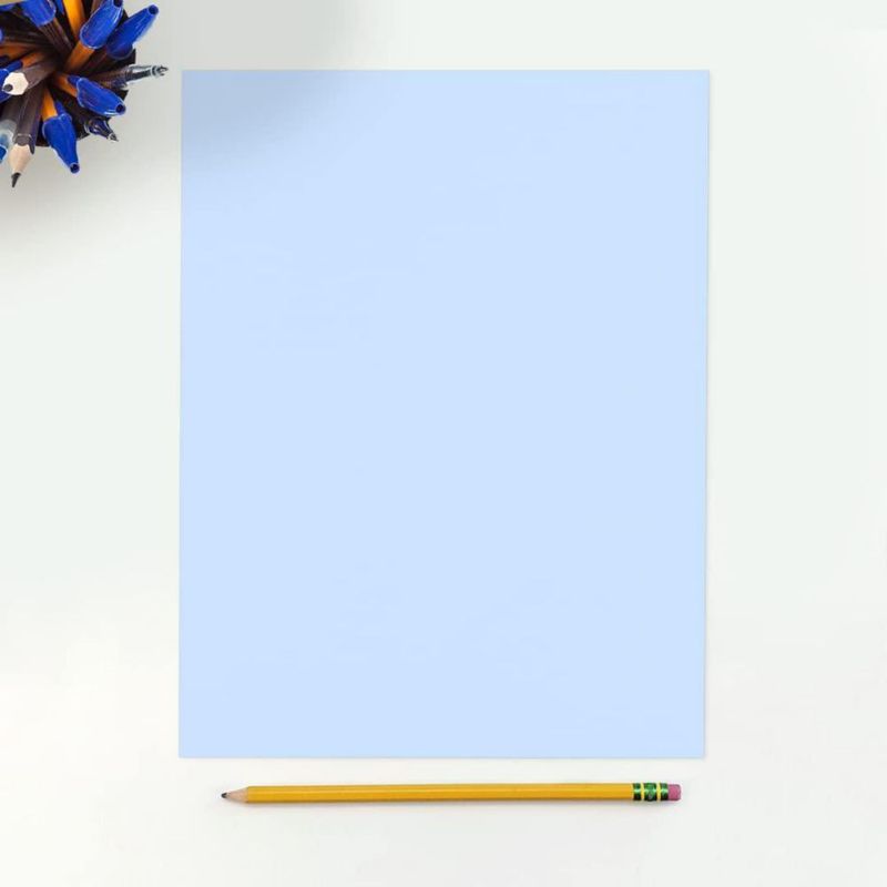 Cartulina LUXPaper 21x28 cm Azul Bebé 50 unidades