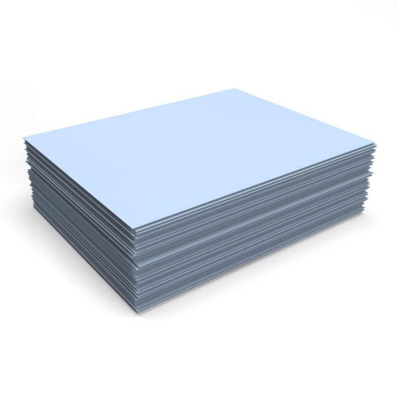 Cartulina LUXPaper 21x28 cm Azul Bebé 50 unidades