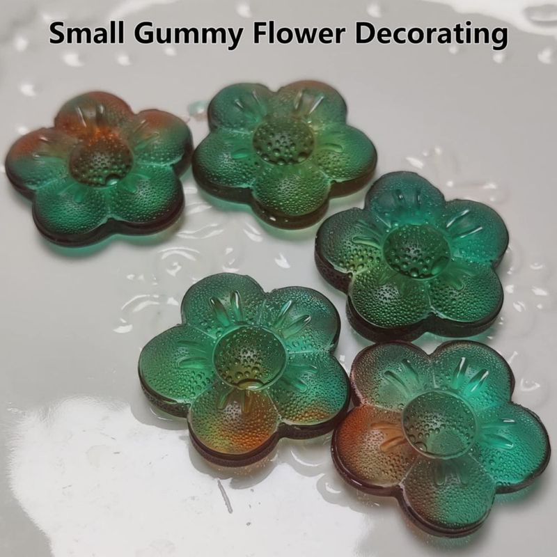 Molde de silicona Amyandone de 70 cavidades con forma de flor de ciruelo