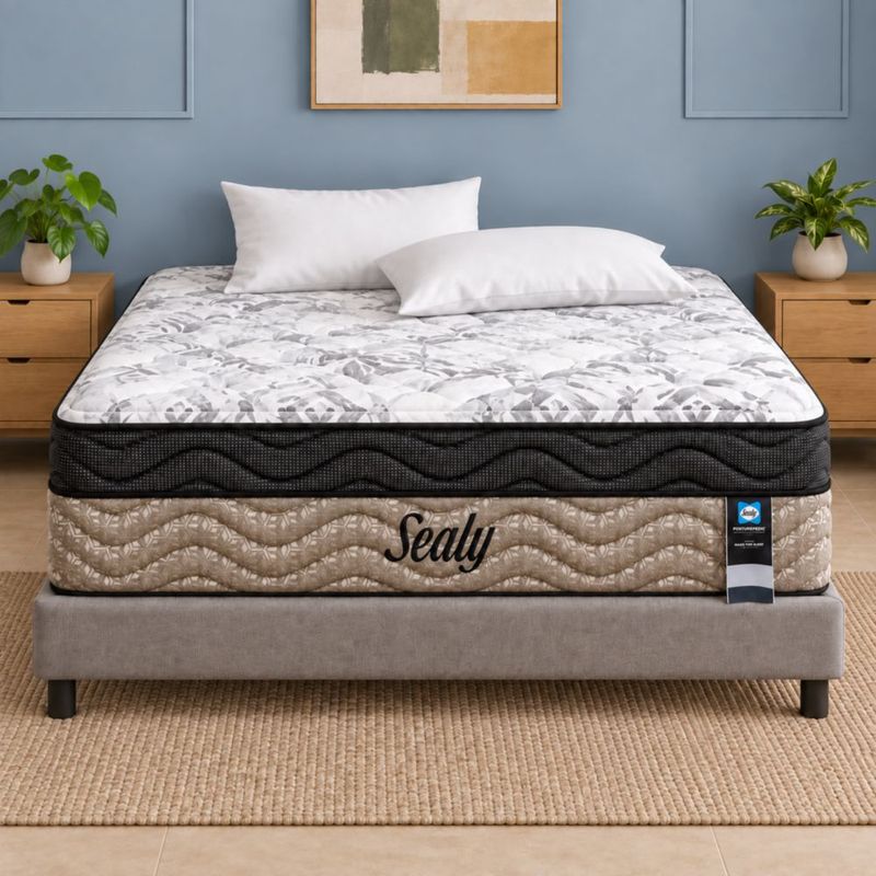 Colchón Ortopédico Sealy Matrimonial Posrturepedic Soporte en Columna