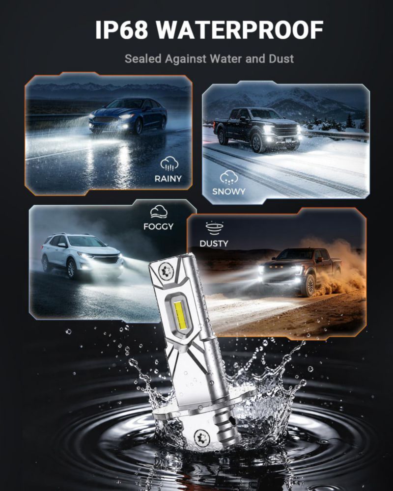 Luz antiniebla LED SEALIGHT H3 30.000 lm 6500K (2 unidades)