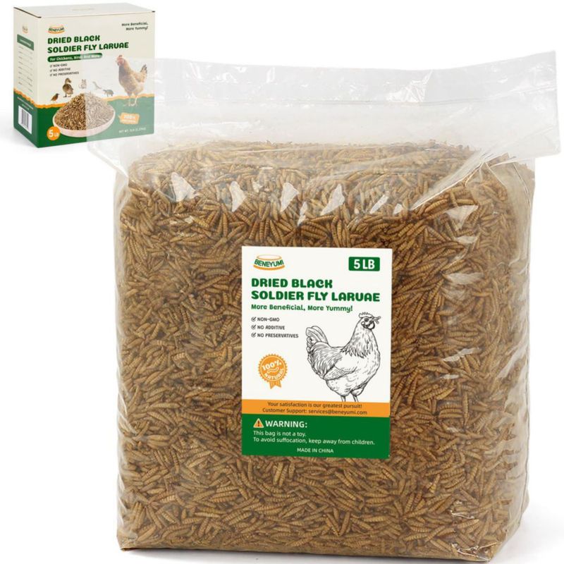 Alimento para mascotas BENEYUMI Larvas 23 kg alto en proteína