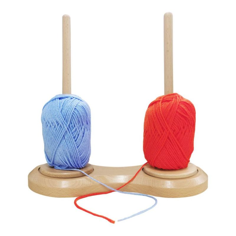 Soporte para ovillos Happy Reunion 25 cm Madera de Haya Doble