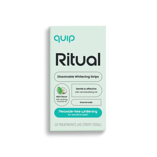 Blanqueador dental Quip Ritual 40 tiras sin peróxido