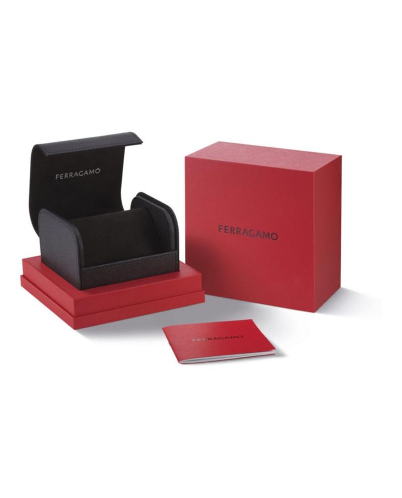 Reloj Salvatore Ferragamo 40 mm con correa de acero y resistencia 5 ATM