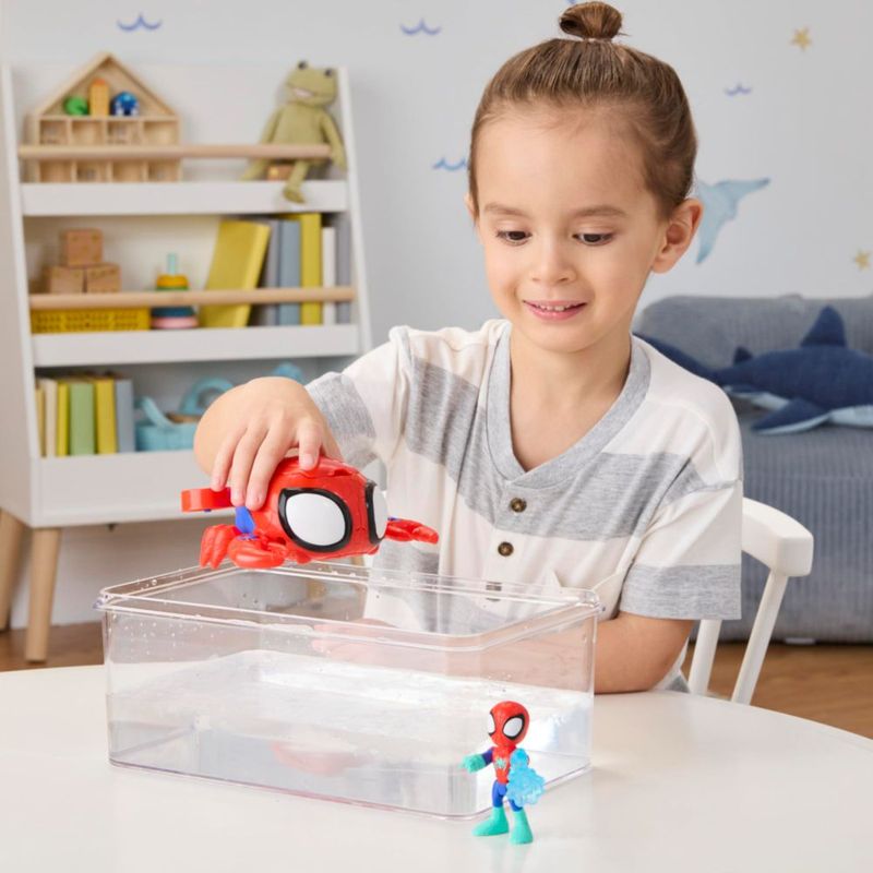 Set de juego Marvel Spidey 76 cm Cangrejo Araña y figura
