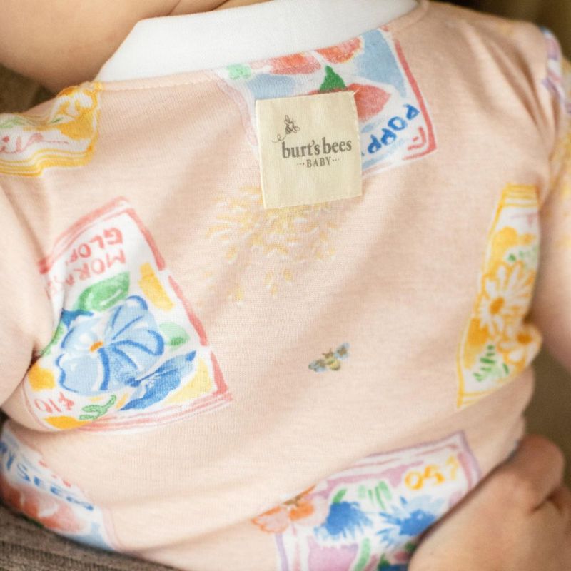 Pijama de una pieza sin pies con cremallera Burt's Bees Baby
