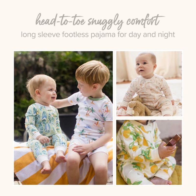 Pijama de una pieza sin pies con cremallera Burt's Bees Baby