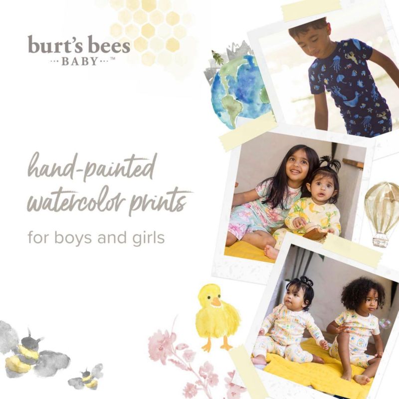 Pijama de una pieza sin pies con cremallera Burt's Bees Baby
