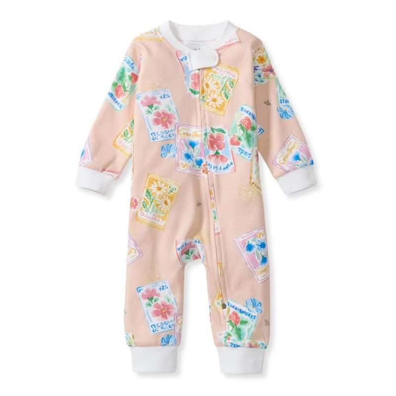 Pijama de una pieza sin pies con cremallera Burt's Bees Baby