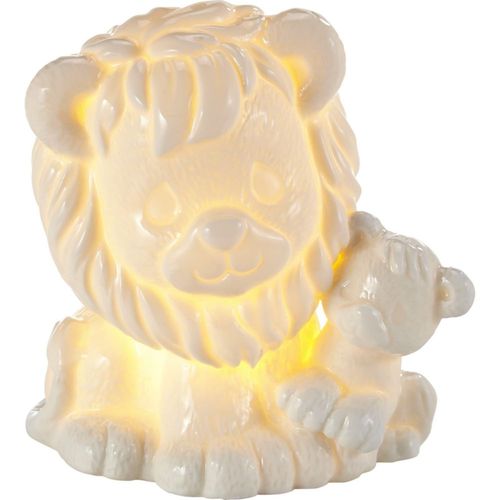 Luz nocturna LED Precious Moments de 13 cm con león bebé