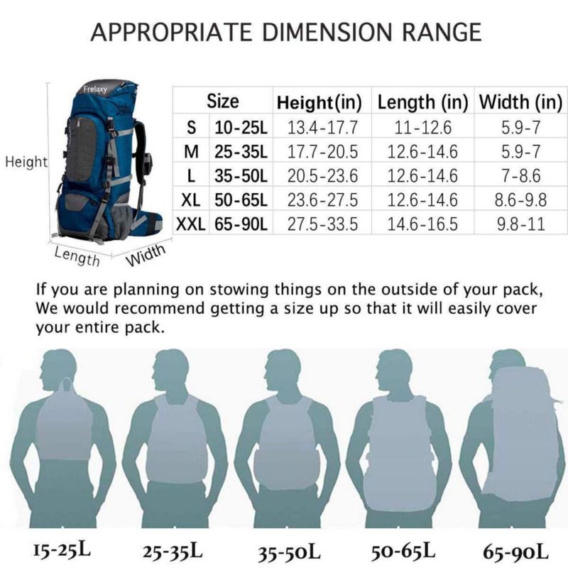 Funda impermeable para mochila Frelaxy Hi-Visibility