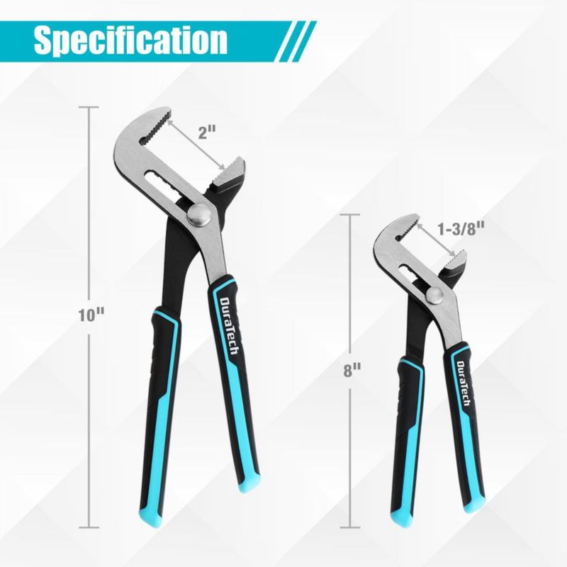 Alicates DURATECH 46 cm y 25 cm con funda enrollable