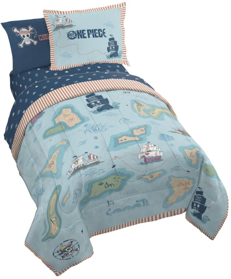 Juego de cama Jay Franco Full 7 piezas Anime One Piece
