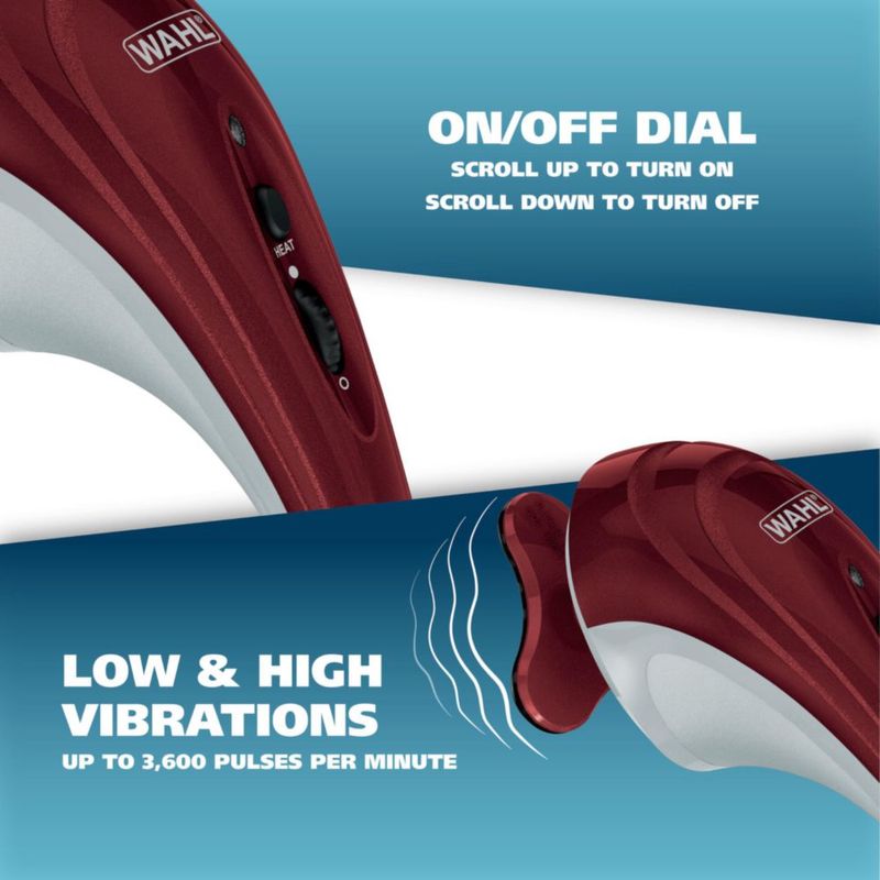 Masajeador terapéutico Wahl con calor y frío luz vibratoria 4295-400