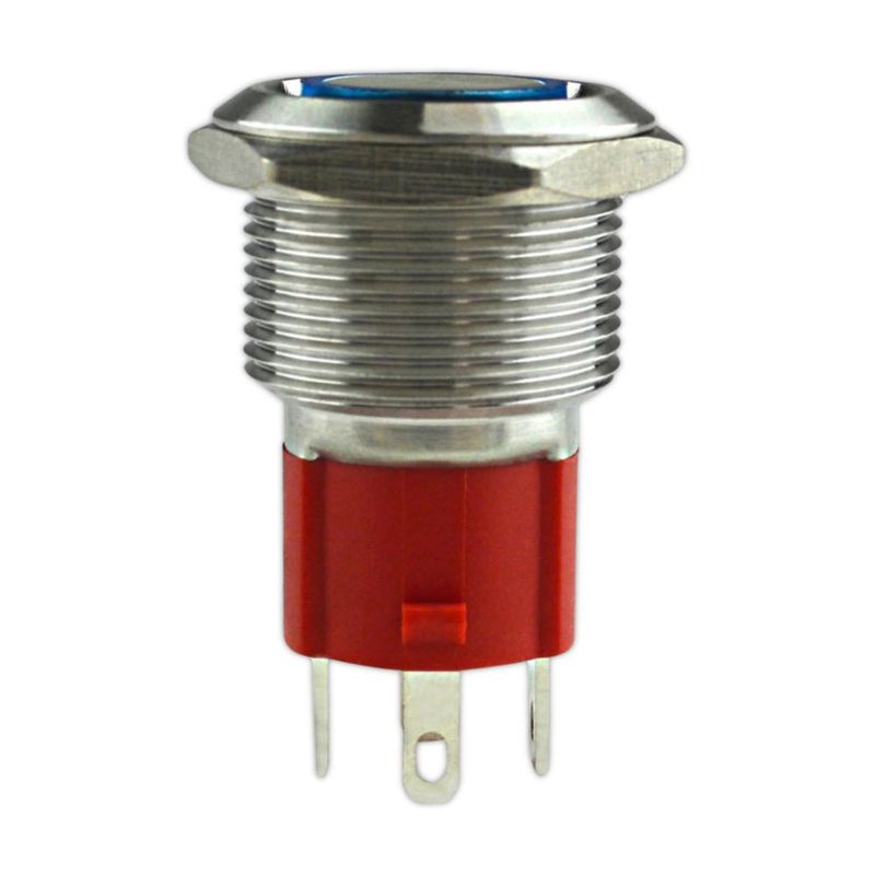 Interruptor Marino Push Pipemans ISEPWS1215BLU Indicad Azul