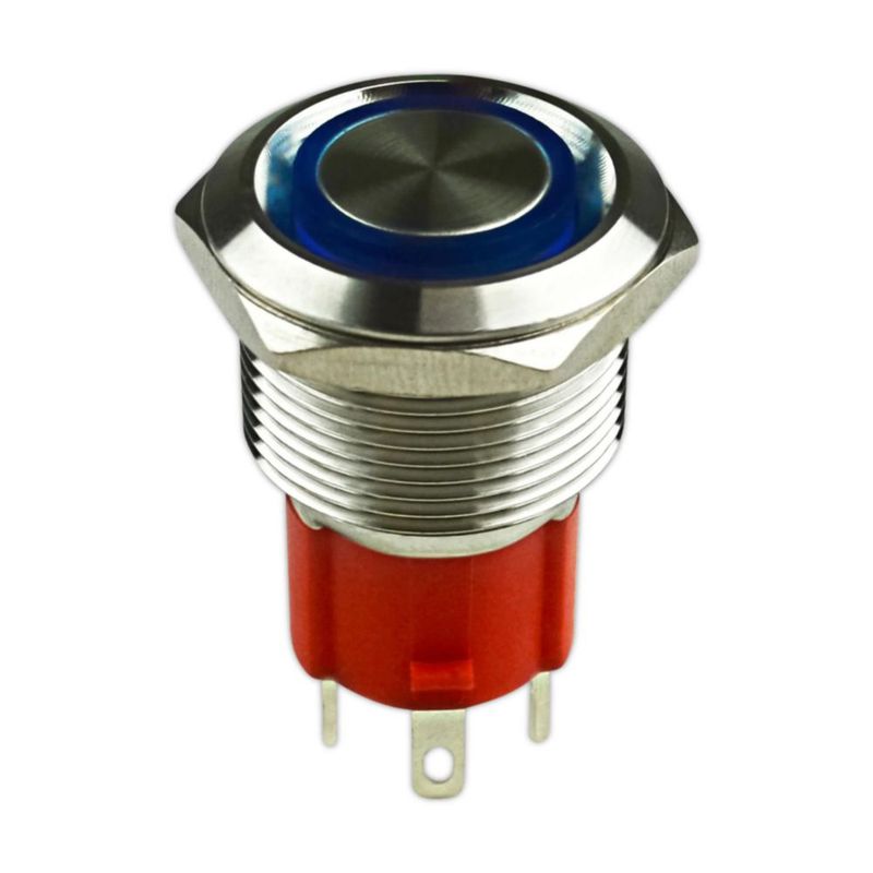 Interruptor Marino Push Pipemans ISEPWS1215BLU Indicad Azul
