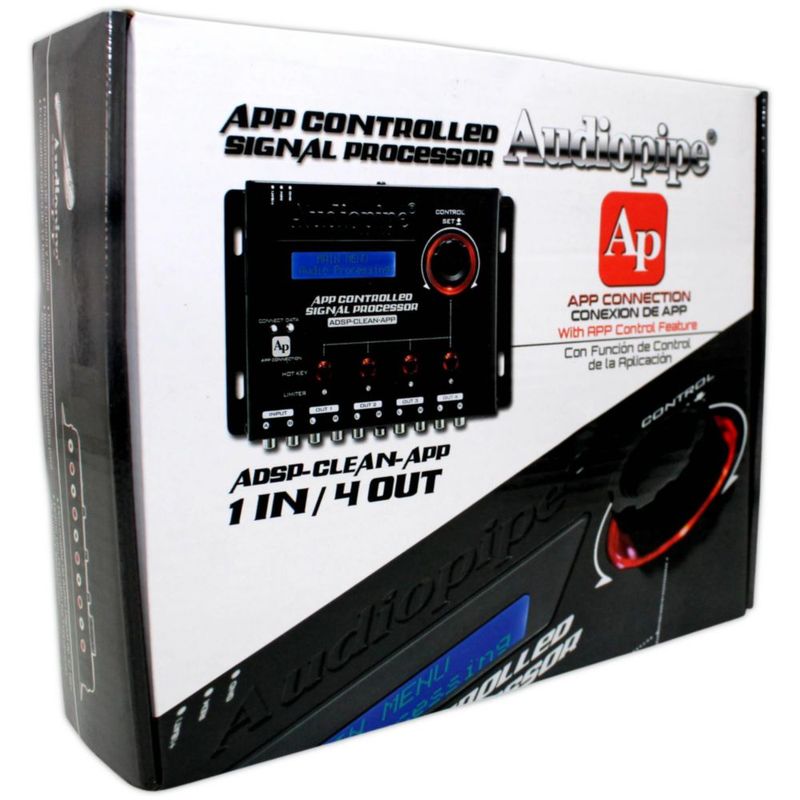Procesador Señal Digital Audiopipe ADSPCLEANAPP Con App Movil