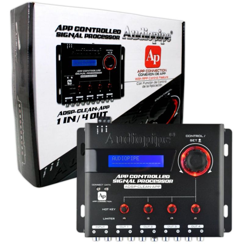 Procesador Señal Digital Audiopipe ADSPCLEANAPP Con App Movil