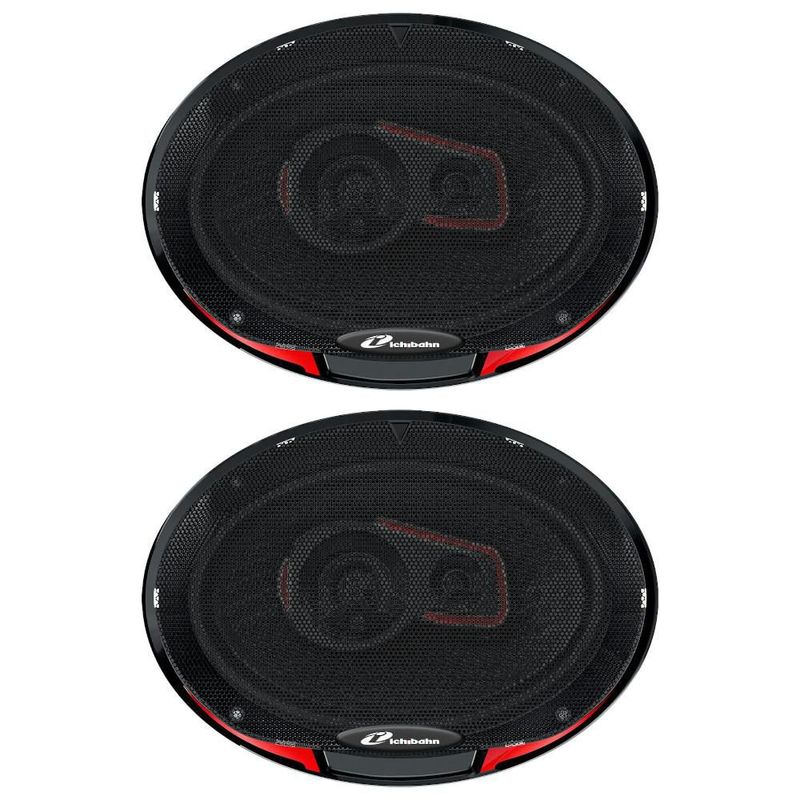 Bocinas Para Automovil Ichibahn 6 x 9 Pulgadas 300W Max - IS693
