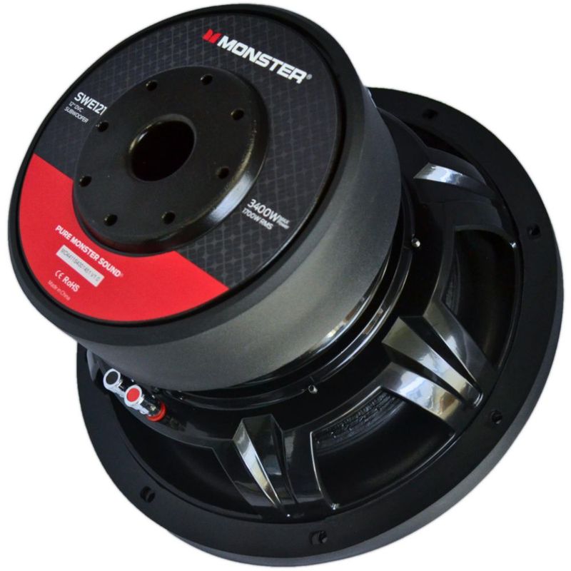 Subwoofer 12 PLG MONSTER SWE121 3400W 4 Ohms Doble Bobina