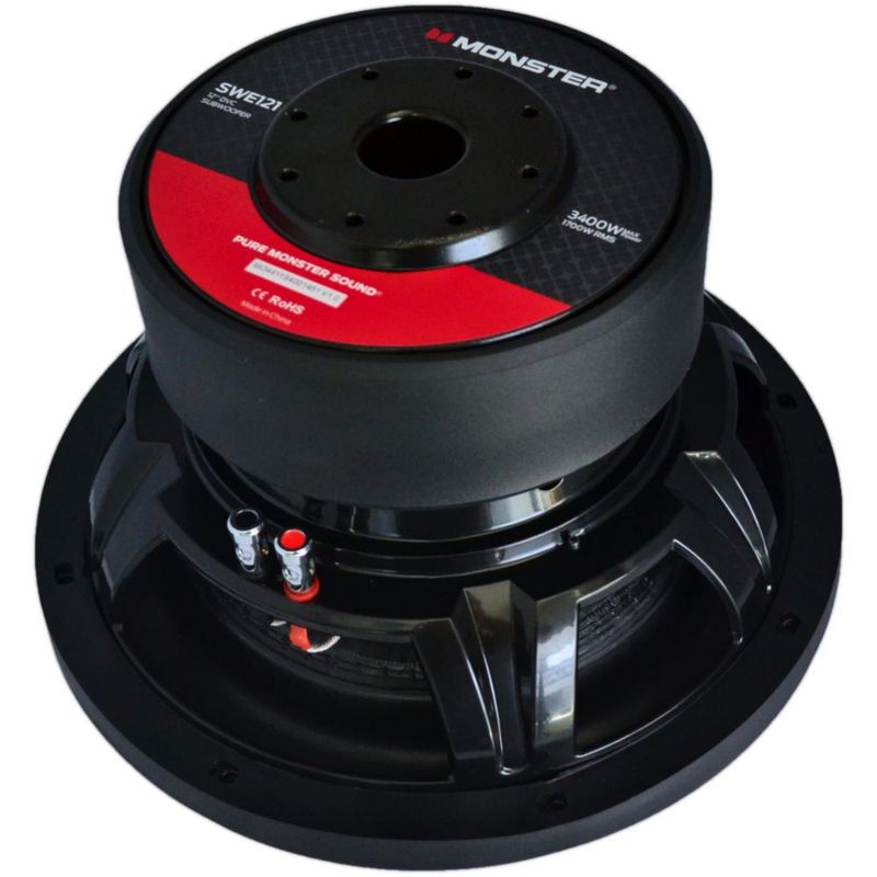 Subwoofer 12 PLG MONSTER SWE121 3400W 4 Ohms Doble Bobina