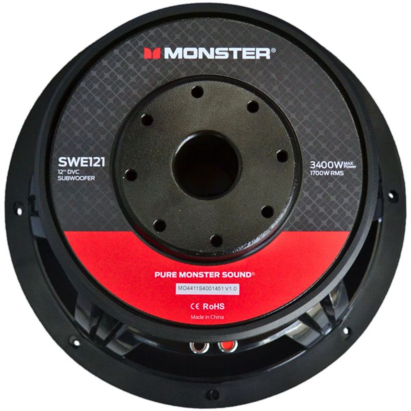 Subwoofer 12 PLG MONSTER SWE121 3400W 4 Ohms Doble Bobina