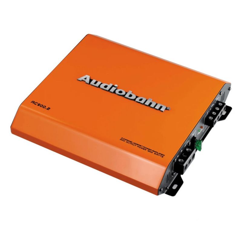 Amplificador Audiobahn para Auto – 2 Canales Clase A/B 1500W AC900.2OR