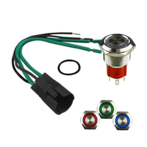 Interruptor Marino Push Pipemans ISEPWS1220RGB Indicador RGB