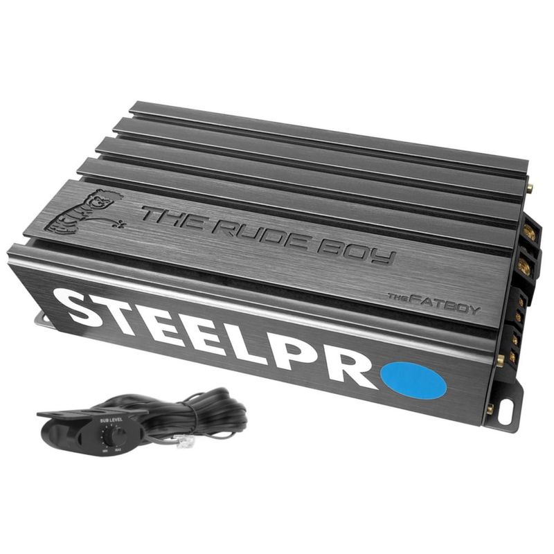 Amplificador The Fatboy 2000 Clase D 1ch By Steelpro Gris Oscuro