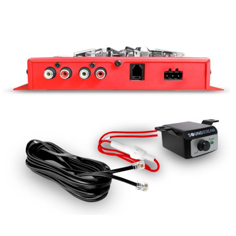 Epicentro Restaurador BXM-100RTR De Bajos Spl Extremo Soundstream Rojo