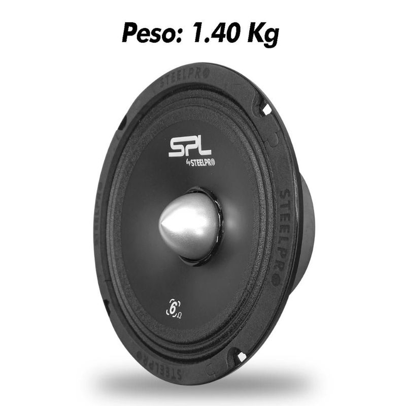 Set De Medios Open Show 6.5 Steelpro Alta Potencia PRO-MID-6