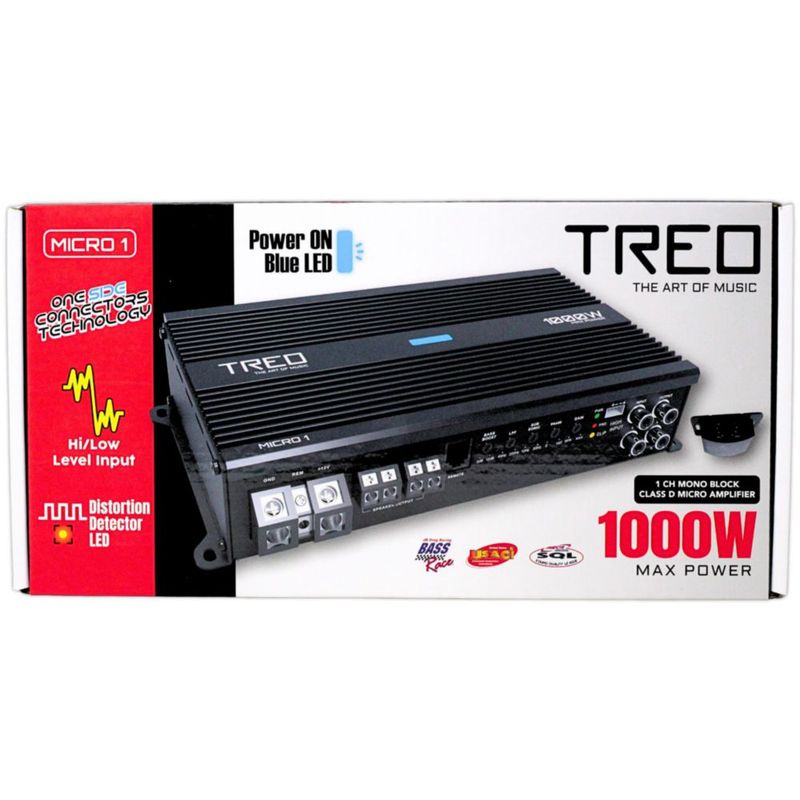 Amplificador Treo MICRO1 1000W Clase D 1 Canal