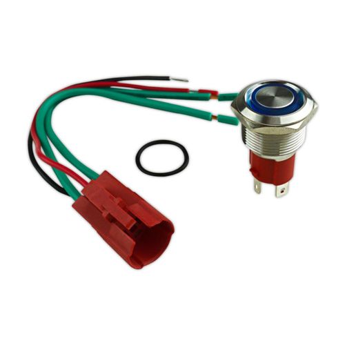 Interruptor Marino Push Pipemans ISEPWS1220BLU Indicad Azul