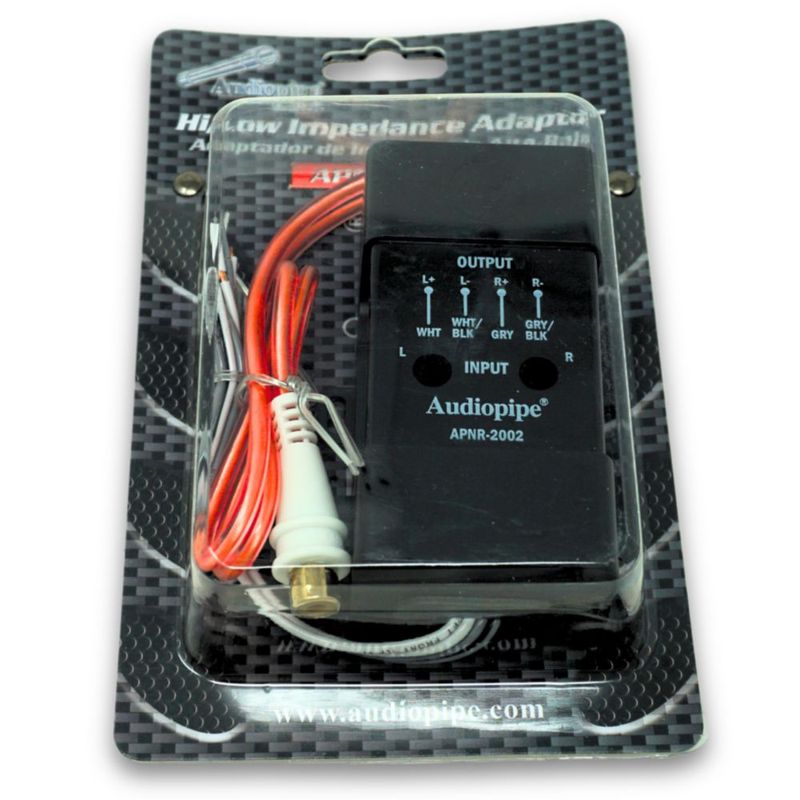 Adaptador De Línea Hi Low Audiopipe APNR2002