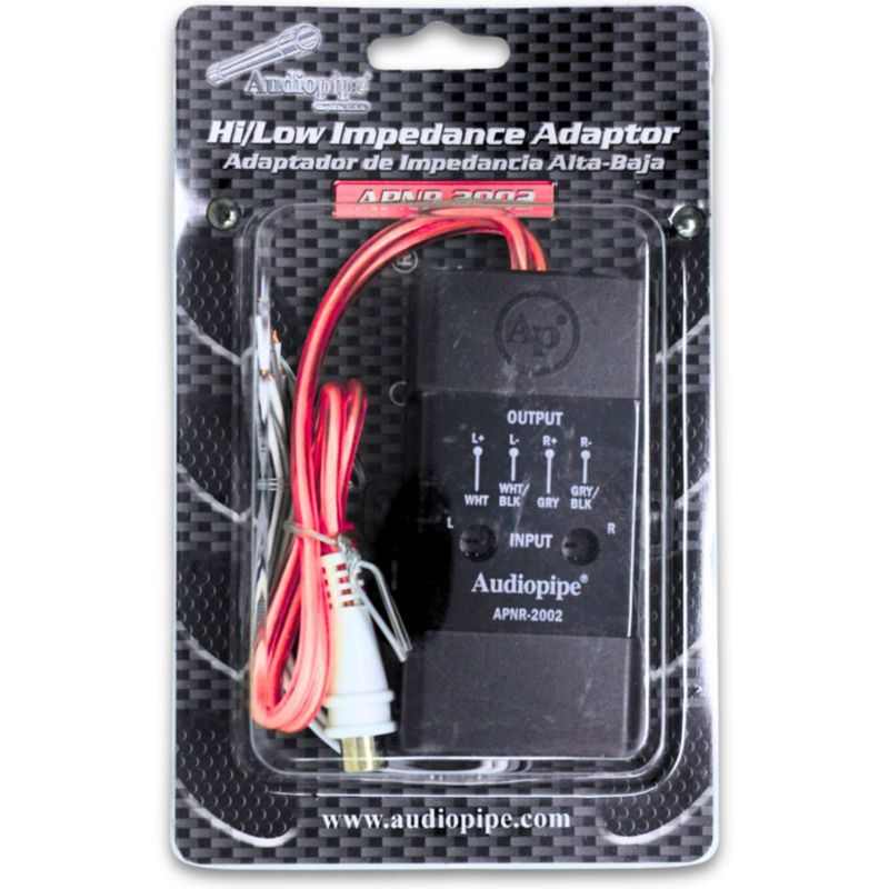 Adaptador De Línea Hi Low Audiopipe APNR2002