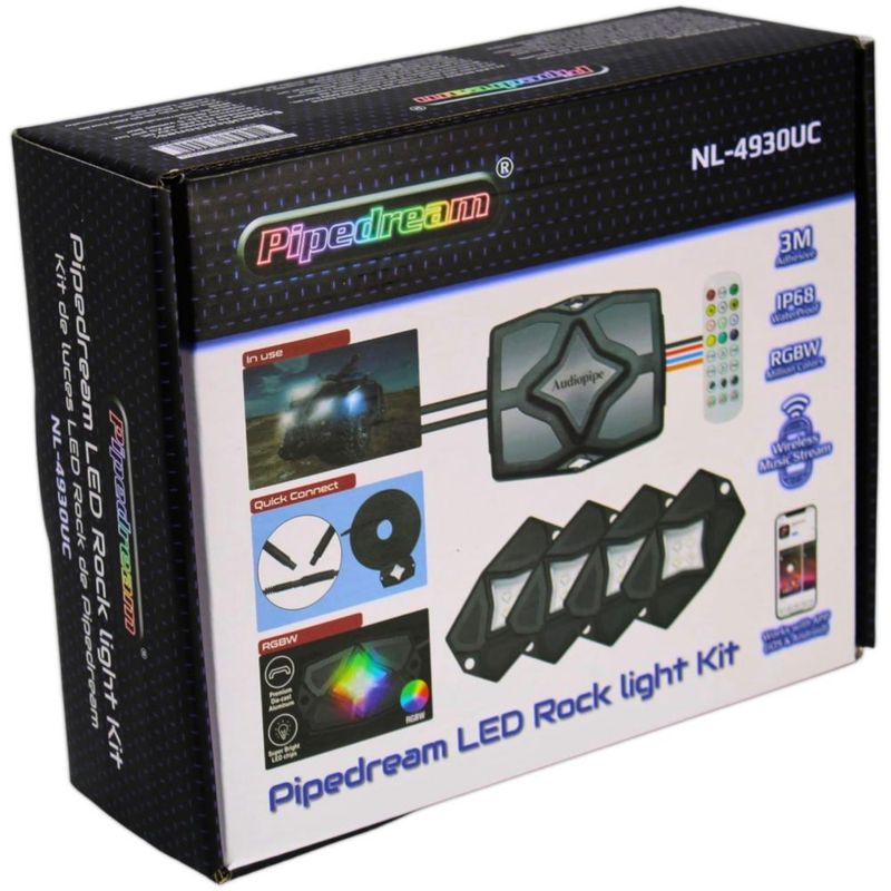 Kit de Iluminación LED Rocklight Pipedream NL-4930UC IP68