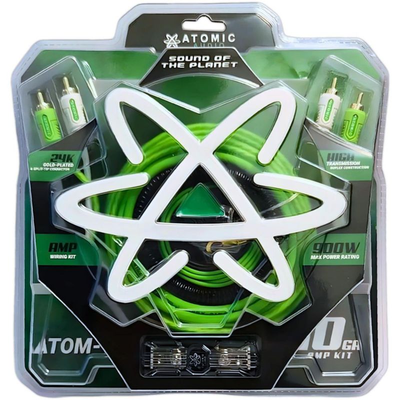Kit de Instalación Atomic Audio ATOM-10 Calibre 10 RCA 900W