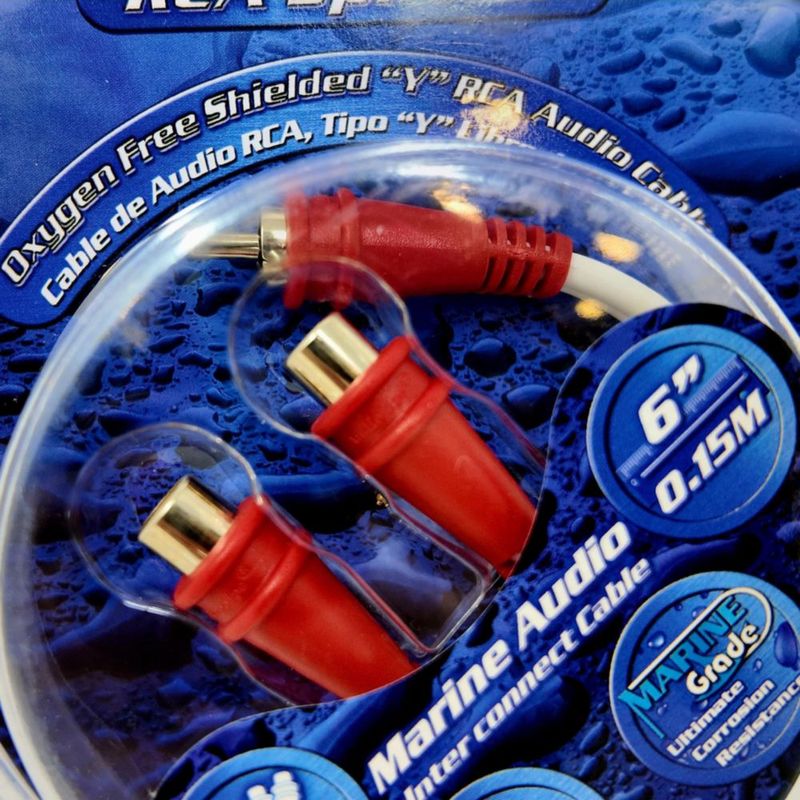 Cable RCA Tipo Y Marino Audiopipe IPYM2F06 0.15M Libre Oxig