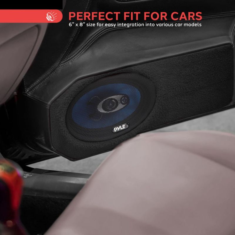 Altavoces de sonido para coche Pyle PL683BL 6 x 8 360 W 3 vías 4 ohmios