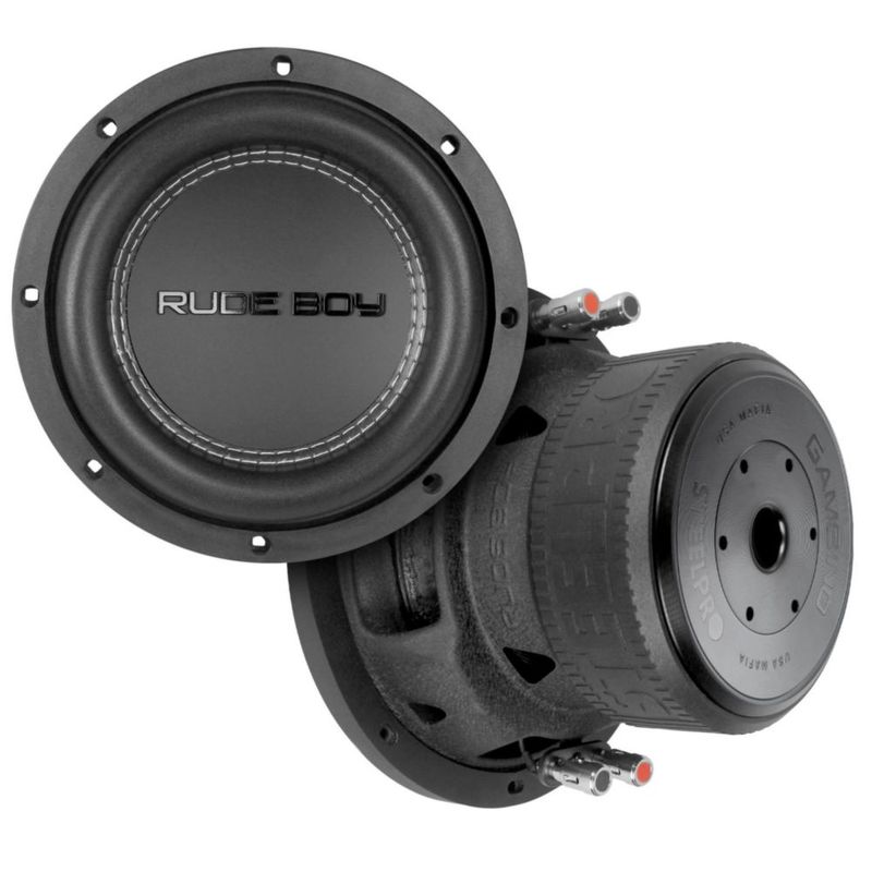 Subwoofer 8puLG 2000w Doble Bobina The Rude Boy By Steelpro Negro GAMBINO