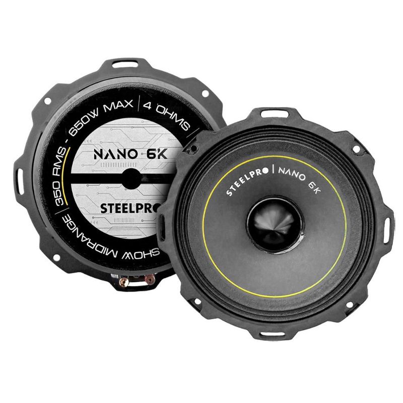 PAR NANO-6K de Medio Rango 6.5" Open Show Alto Spl Steelpro