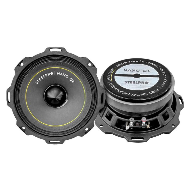 PAR NANO-6K de Medio Rango 6.5" Open Show Alto Spl Steelpro