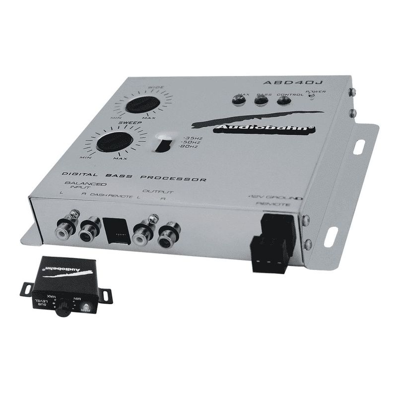 Procesador de Bajos Audiobahn para Auto ABD40J – Alta Fidelidad y Control de Graves