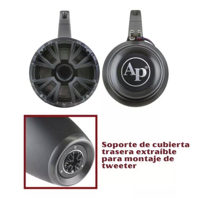 Bocinas de Torre Marinas Audiopipe APMP-843TWR 8 PLG 300W